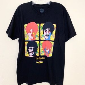 Beatles Black Graphic Tee